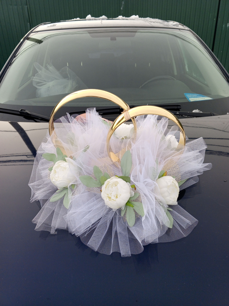Кольца на машину на крышу свадебные для жениха и невесты на свадьбу Идеальная пара  #1
