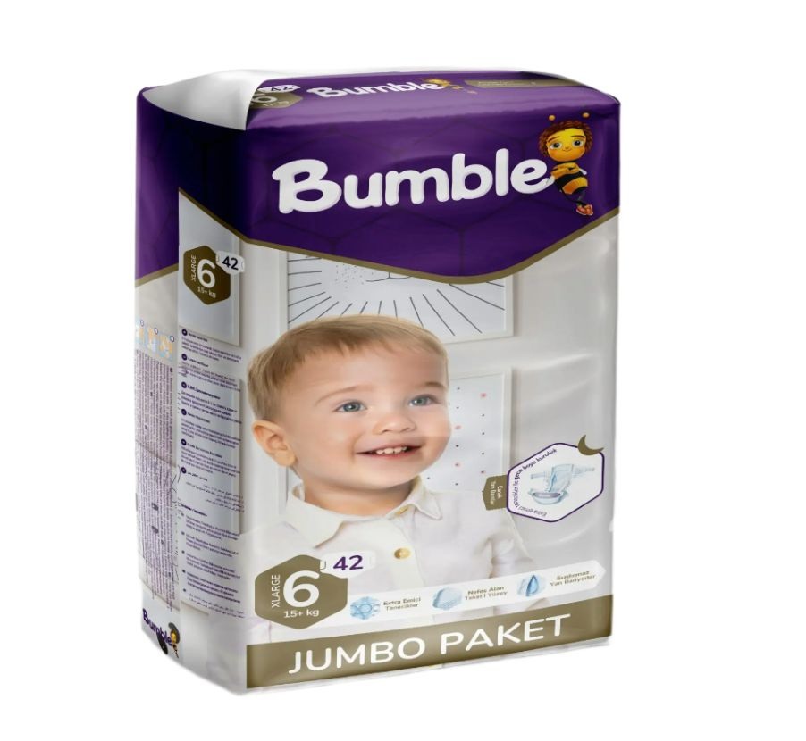 Подгузники трусики Bumble 6, 42 шт #1