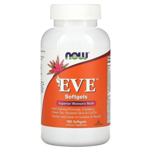 Now Foods, EVE Superior, Мультивитамины для женщин, 180 капсул #1