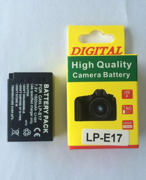 Аккумулятор Digital LP-E17 для фотоаппарата Canon EOS M3 EOS 750D 760D #1