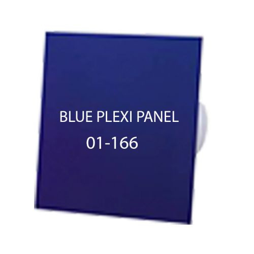 Панель для вытяжных вентиляторов Airroxy DRIM "BLUE PLEXI PANEL 01-166" #1