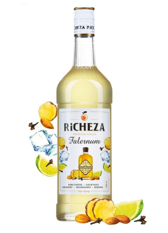 Сироп RICHEZA Фалернум для кофе, коктейлей, десертов, лимонада и мороженого, 1 л  #1