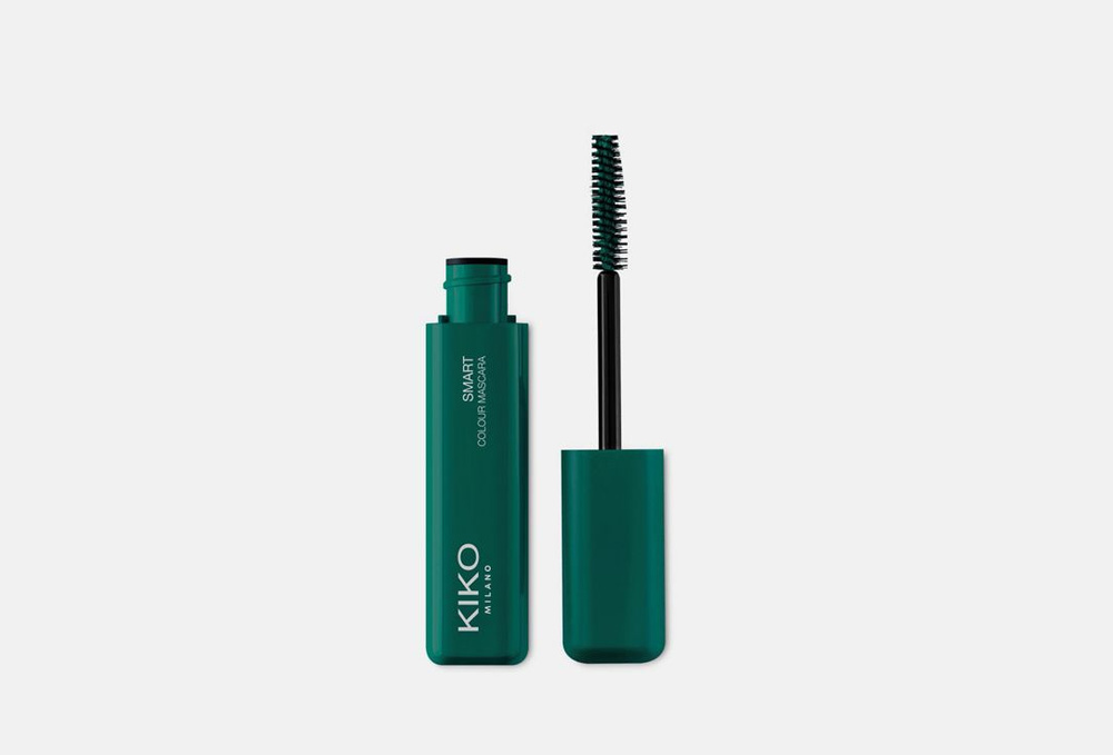 Тушь для ресниц цветная с эффектом панорамного объема KIKO MILANO SMART COLOUR MASCARA - 08 Jungle Green #1