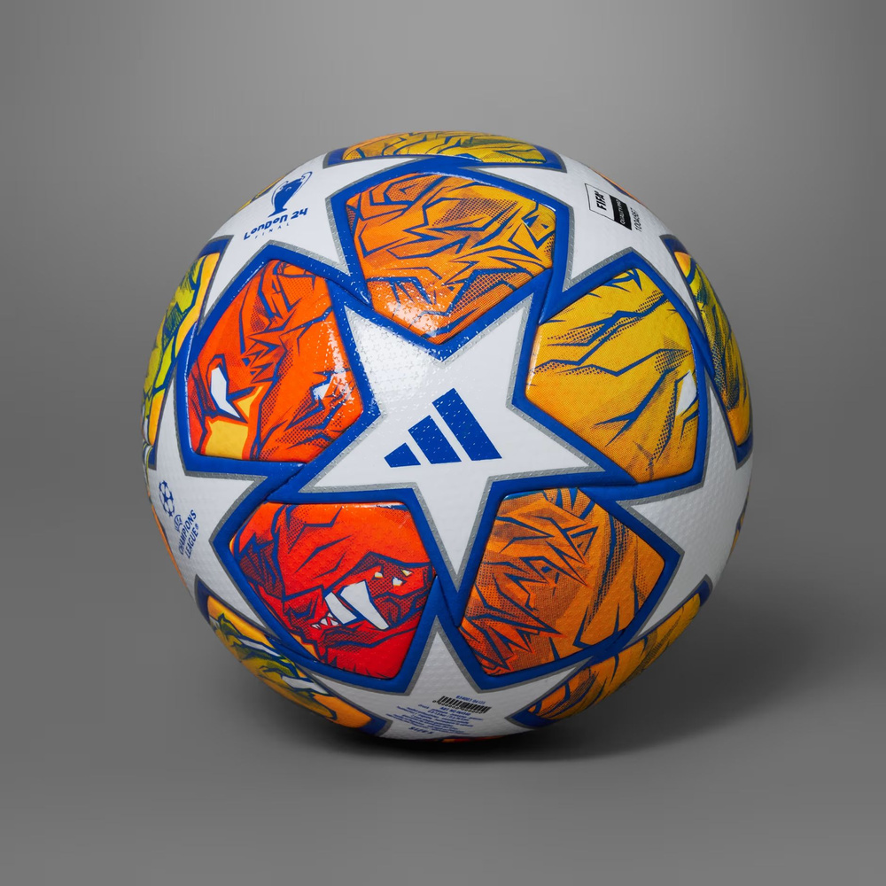 Футбольный мяч, 5 размер, бежевый #1