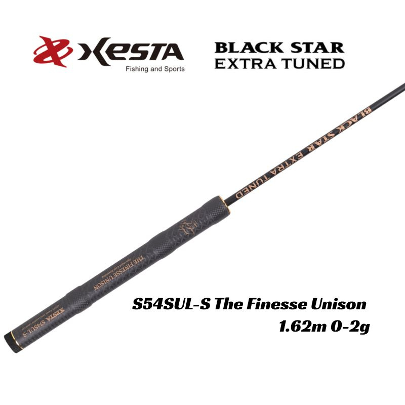 Спиннинг Xesta Black Star Extra Tuned S54SUL-S The Finesse Unison 1.62m 0-2g #1