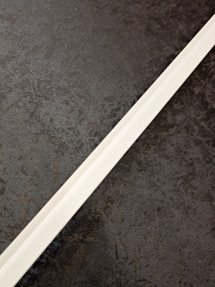 Профиль для плитки универсальный (раскладка под плитку), 10 мм, белый, 1,25 м, IDEAL, 10 шт.  #1