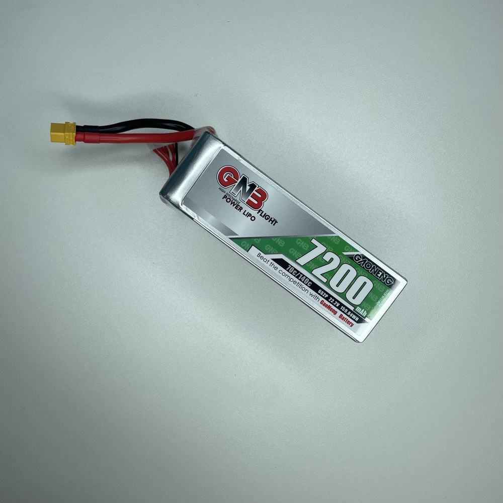 Аккумулятор для FPV дронов GNB 7200 мАч LiPo 6S 70C (Gaoneng) #1