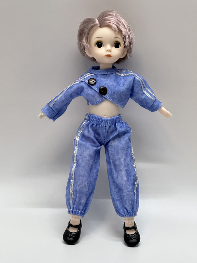 Кукла шарнирная 30 см с одеждой, / №15 / с большими глазами, для девочки, Коллекционная  #1