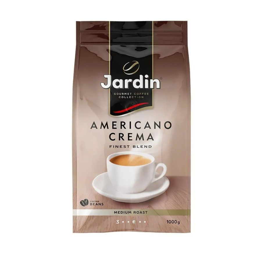 Кофе в зернах Jardin Americano Crema, арабика, робуста, 1 кг #1