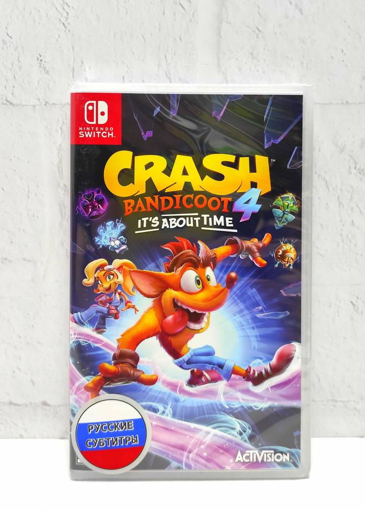 Crash Bandicoot 4 - Это Вопрос Времени Русские субтитры Видеоигра на картридже Nintendo Switch  #1