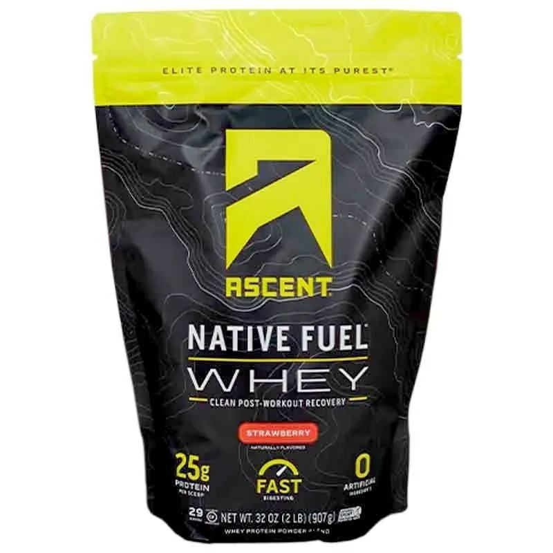 Протеин Ascent Native Fuel Whey protein 907г - клубника #1