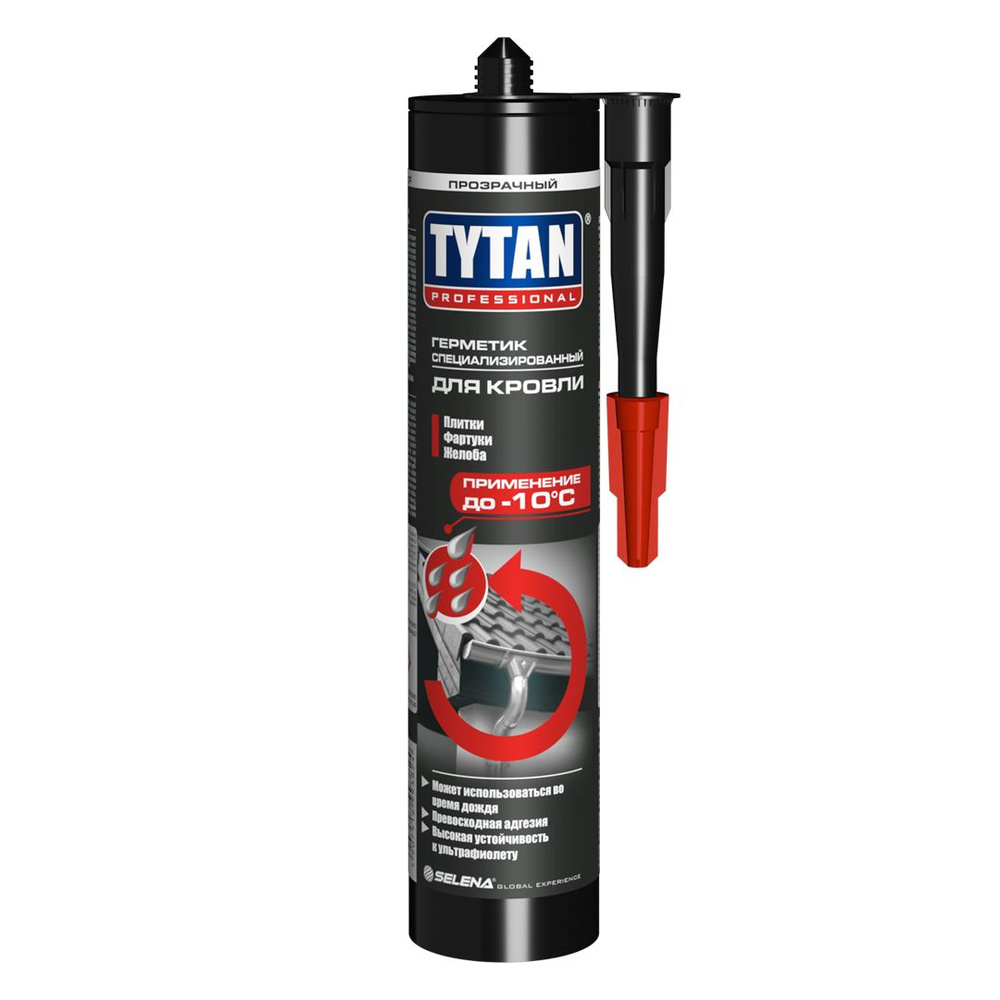 Герметик TYTAN Professional специализированный для кровли, бесцветный, 310 ml  #1