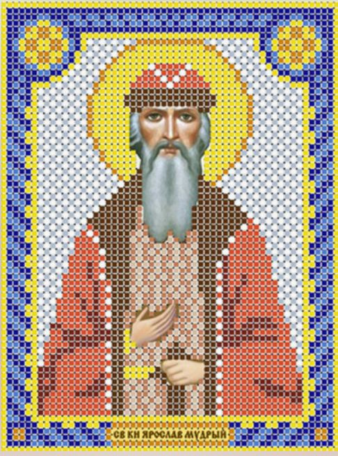 Схема для вышивания бисером Наследие Святой Князь Ярослав Мудрый  #1