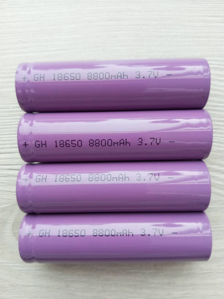 Аккумуляторная батарея,универсальная li-ion, GH 18650, 8800mAh 3.7V, высота 65 мм-4 шт /уп  #1