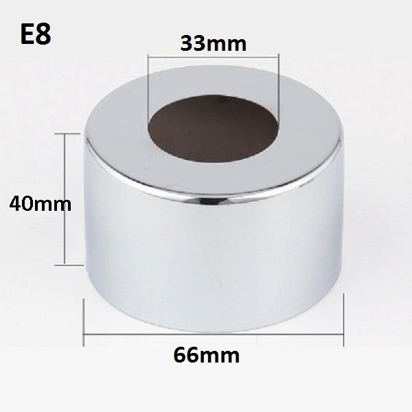 Отражатель (чашка) для полотенцесушителя, сифона, под трубу (1") 32-33 мм. (1 шт.)  #1