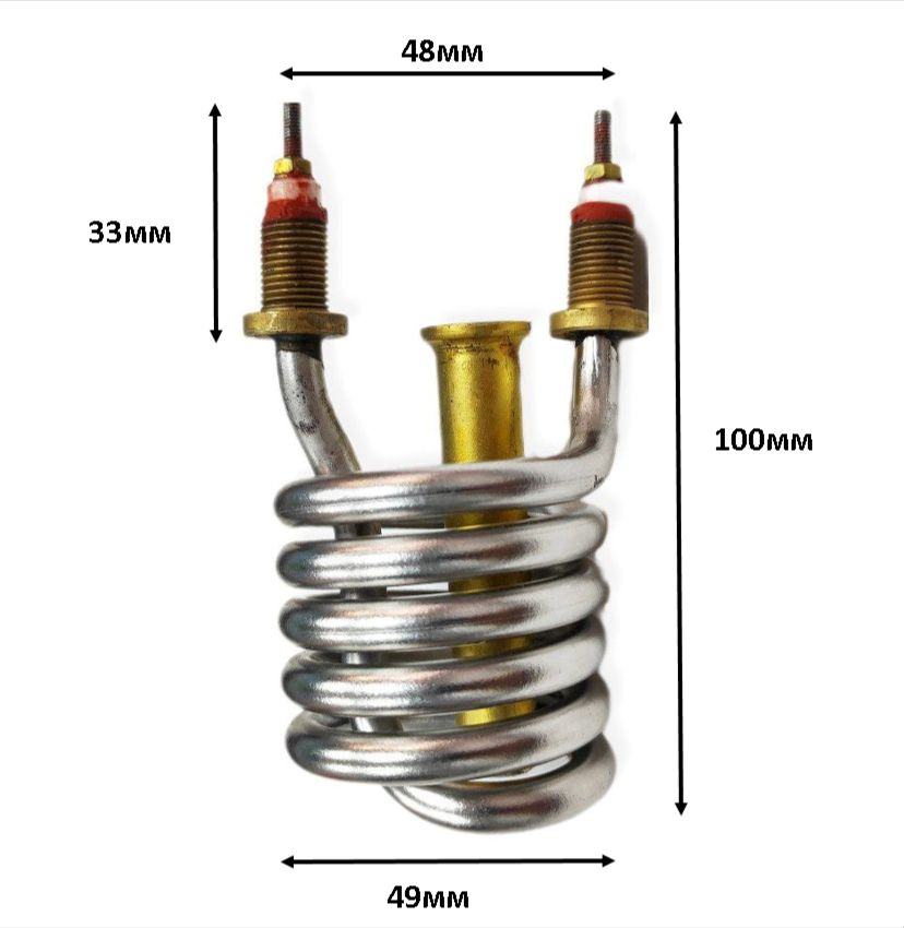 ТЕН для нагрева воды 220в / 100мм #1