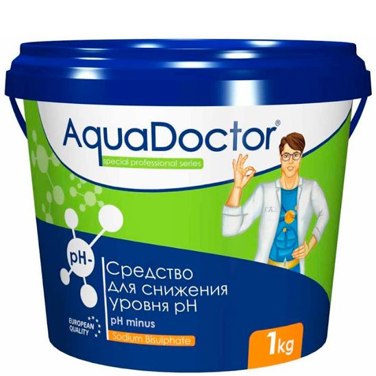 Регулятор рН-минус для бассейна гранулы 1 кг Aquadoctor - Химия для дезинфекции и очистки воды бассейна #1