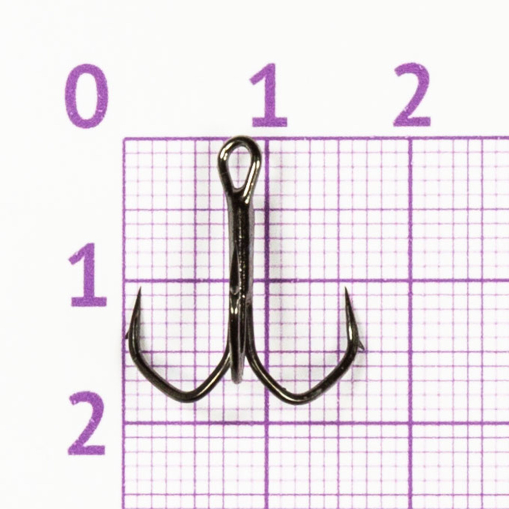 Тройники для рыбалки (КОРЕЯ). Тройники для жерлиц. Крючок Barbarian - 6. (5 шт/уп)  #1