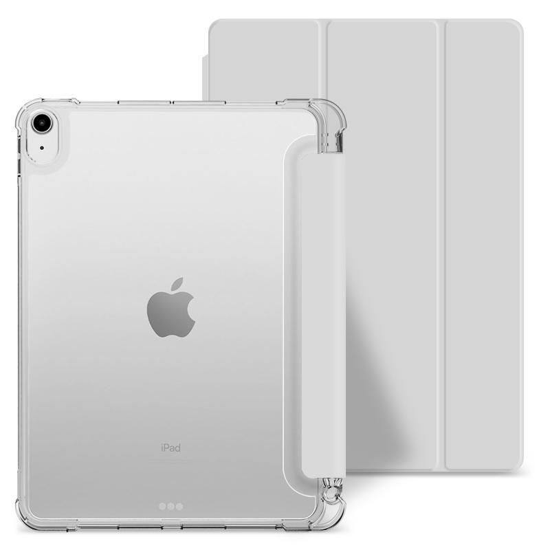 Чехол для iPad 10 10.9 2022 Тройное Cложение ModMac Clear Case Light Gray #1