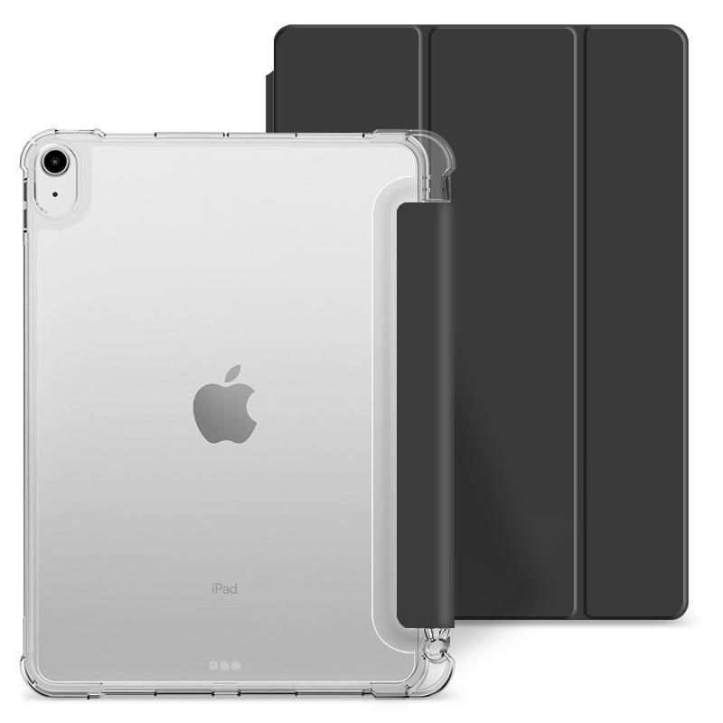 Чехол для iPad 5/6 9,7 / iPad Air Тройное Cложение ModMac Clear Case Black #1