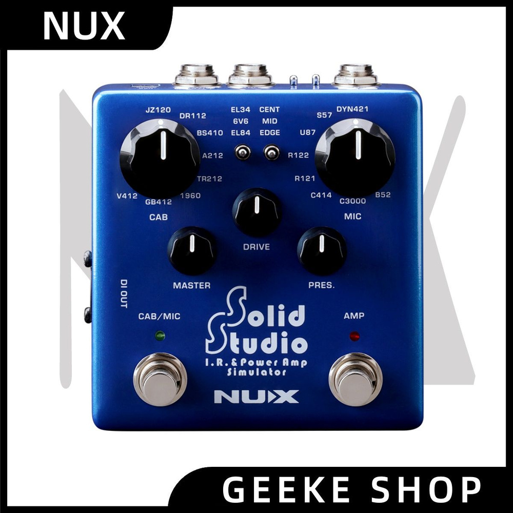 NUX NSS-5 Solid Studio IR Loader and Power Amp Simulator Pedal,Педаль эффектов задержки-LP  #1