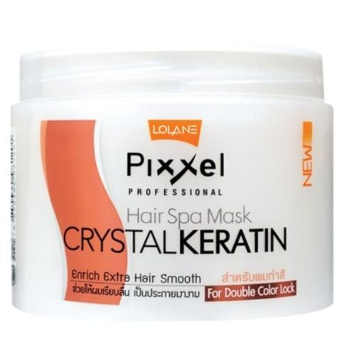 PIXXEL Hair Spa Mask CRYSTAL KERATIN, Lolane (КРИСТАЛЛИЧЕСКИЙ КЕРАТИН Спа-маска для волос, ЗАЩИТА ЦВЕТА, #1