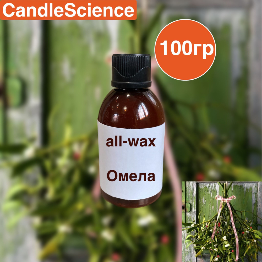 Отдушка CS "Омела" для свечей/ диффузоров / автодиффузоров all-wax 100гр  #1