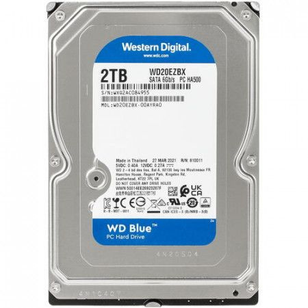 Western Digital 2 ТБ Внутренний жесткий диск WD20EZBX (WD20EZBX)  #1