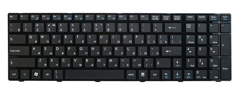 Клавиатура для ноутбука MSI V111922AK3 (GX680 gaming) #1