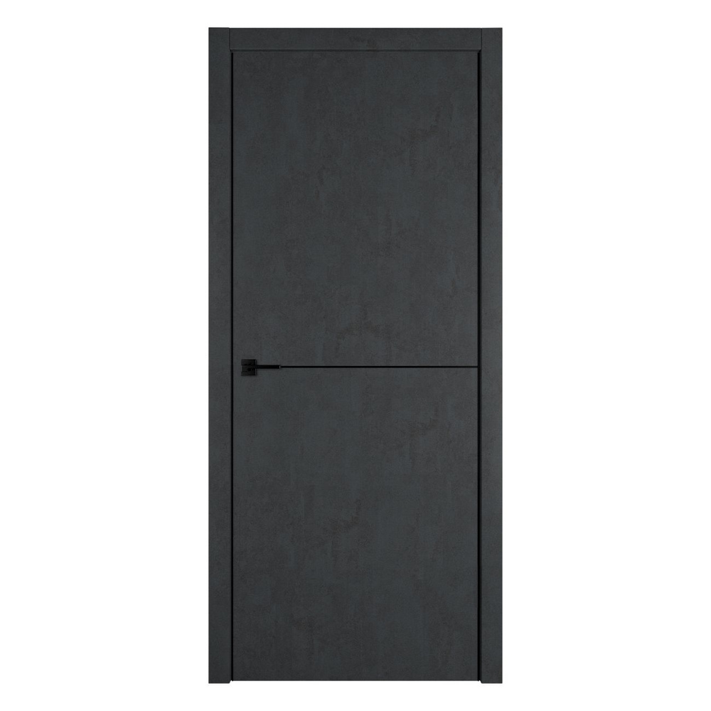 Дверь URBAN 1 / JET LOFT / BLACK MOULD / BE (600x2000) + коробка + 5 наличников  #1