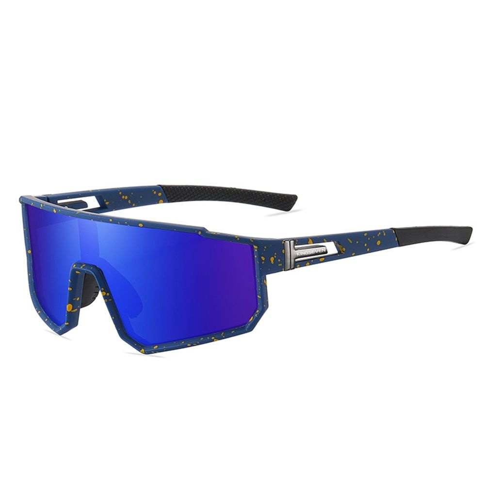 Очки солнцезащитные спортивные N713 Blue Dark Blue #1