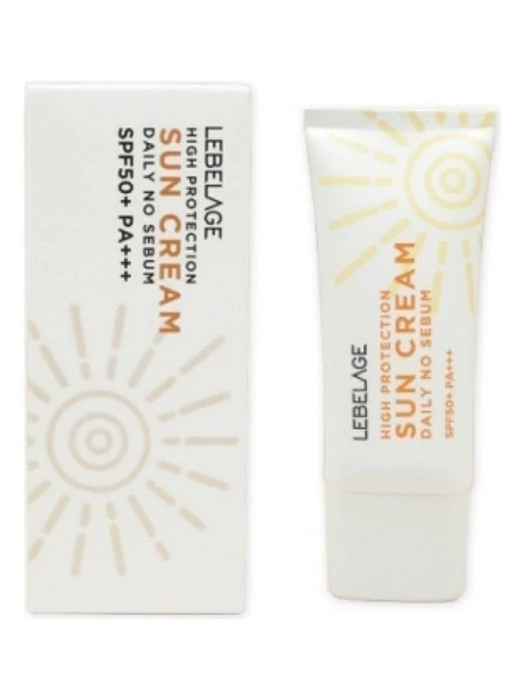 Солнцезащитный крем для лица High Protection Daily No Sebum Sun Cream SPF50+ PA+++ 30мл  #1