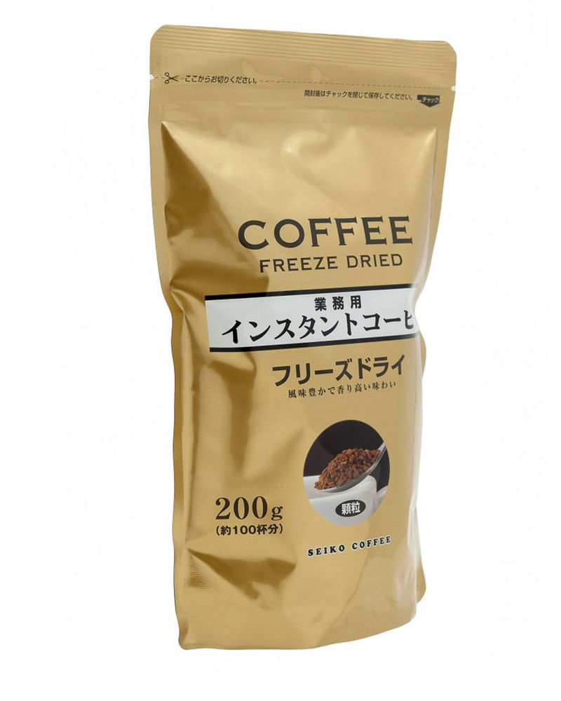 Кофе растворимый SEIKO COFFEE Сублимированный 200г. 1шт. #1