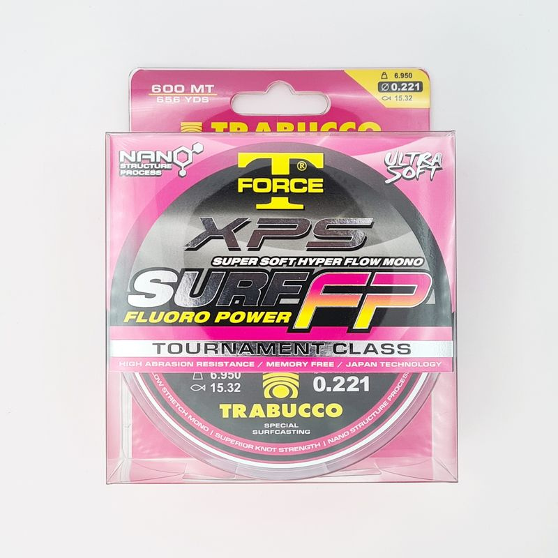 Леска Trabucco T-Force XPS Surf Fluoro Power 0.221 мм 600 м #1