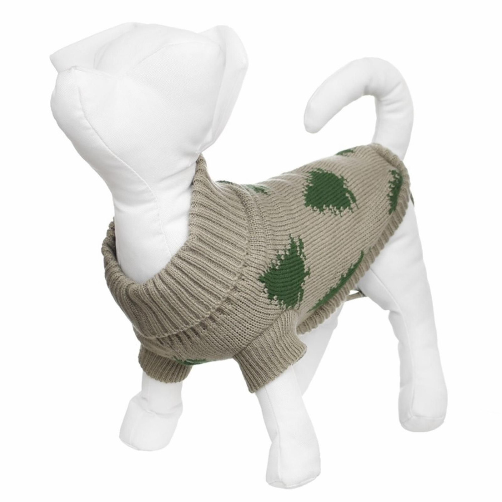 Lelap одежда Свитер для кошек и собак "Christmas" цвет грейж #1