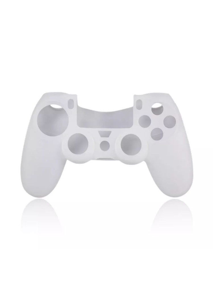 Чехол силиконовый для геймпада Playstation 4 белый #1