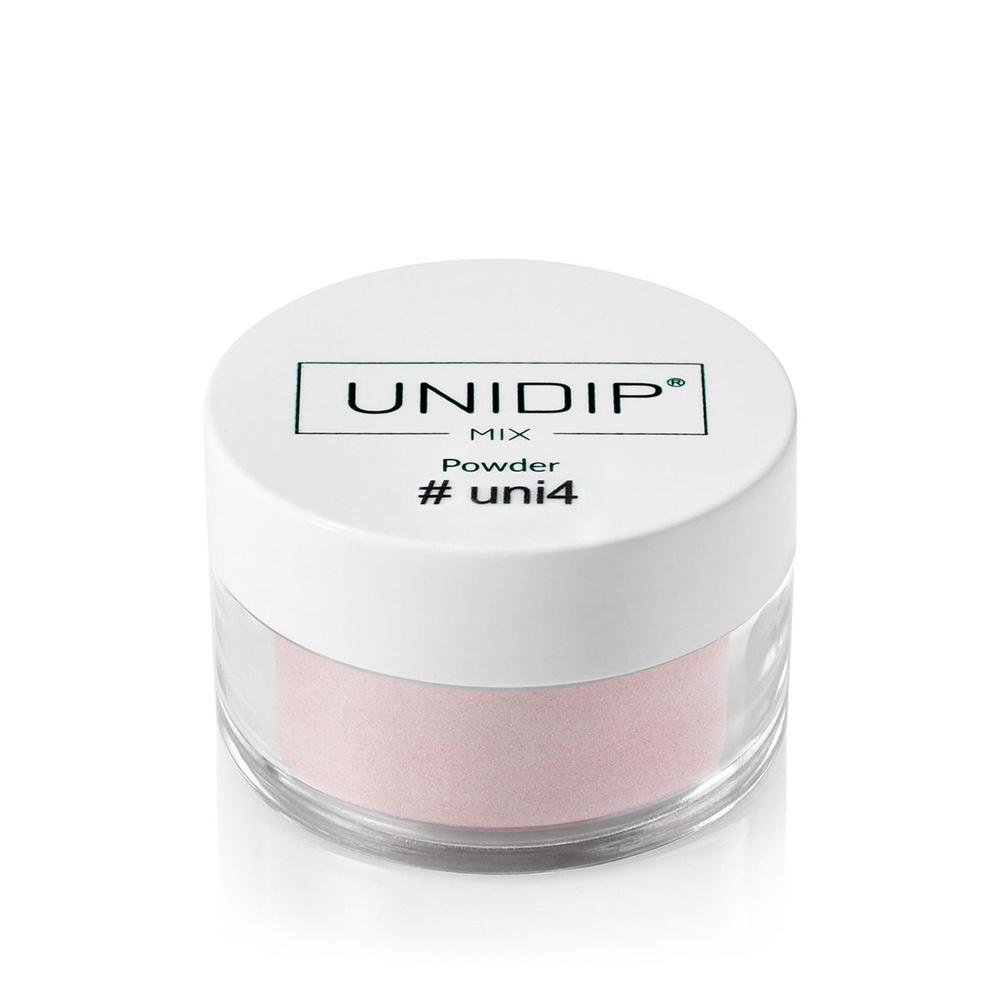 UNIDIP #uni4 Дип-пудра для покрытие ногтей без УФ 14 г #1