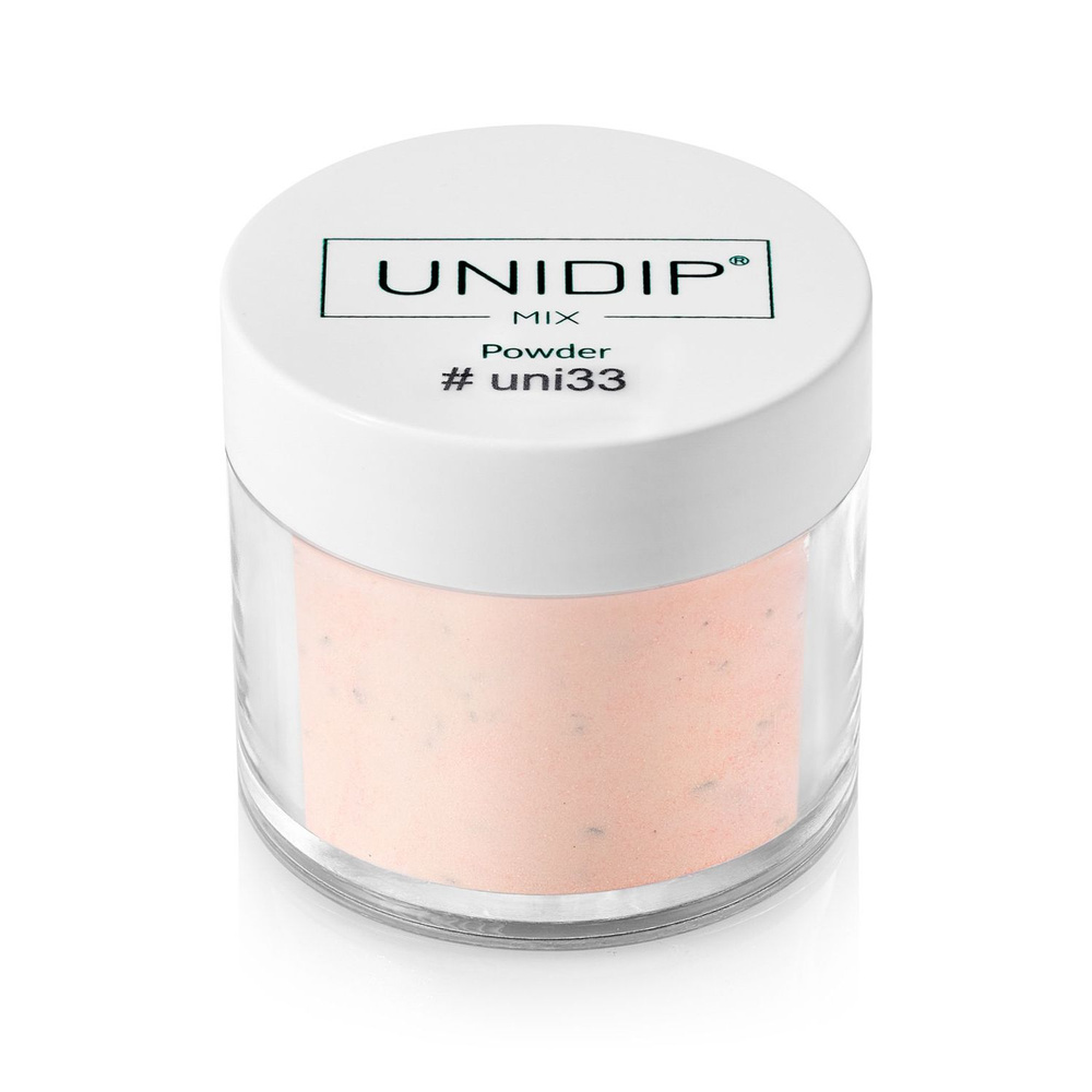 UNIDIP # uni33 Дип-пудра для покрытия ногтей без УФ 24 г #1