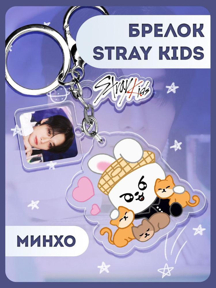 Брелок Stray Kids Ли Ноу, Минхо #1