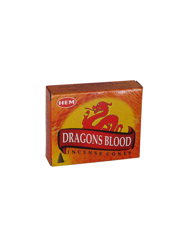 Благовония конусы HEM Dragons Blood (Кровь Дракона), 10 шт #1