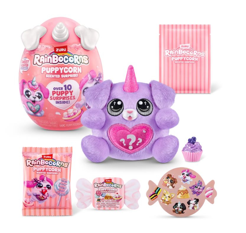 9298 Игрушка сюрприз Rainbocorns Zuru Puppycorn Scented Surprise S8 #1