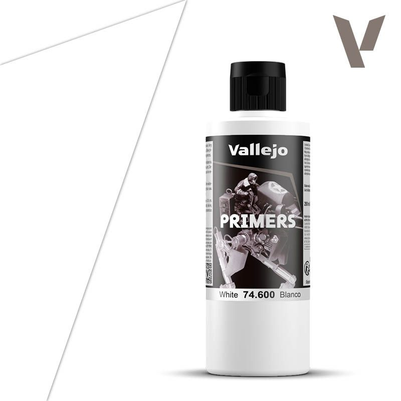 Краска Vallejo серии Surface Primer - White 200мл. #1