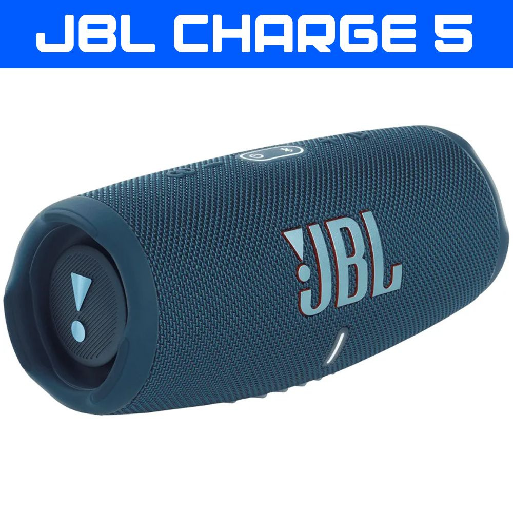 Беспроводная портативная колонка JBL Charge 5, с Bluetooth, синий  #1