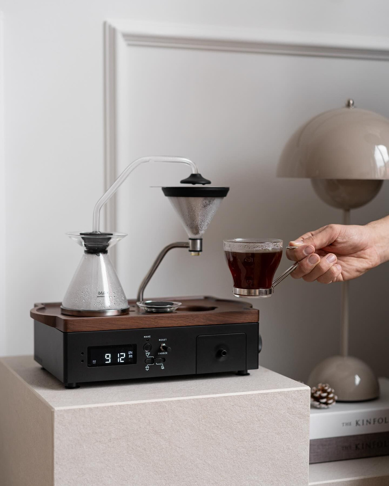 Joy Resolve Автоматическая кофемашина BARISIEUR COFFEE ALARM CLOCK, коричневый  #1