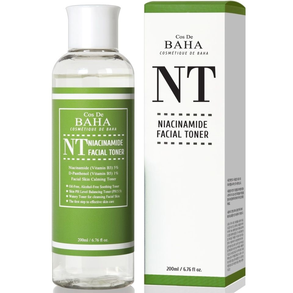 Cos De BAHA Niacinamide Toner (NT) Успокаивающий тонер для лица с ниацинамидом и пантенолом 200мл  #1