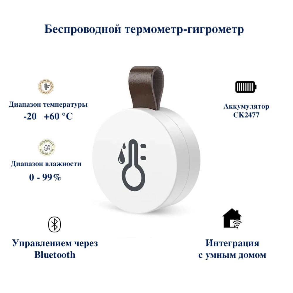 Беспроводной термометр-гигрометр с дистанционным управлением через Bluetooth  #1