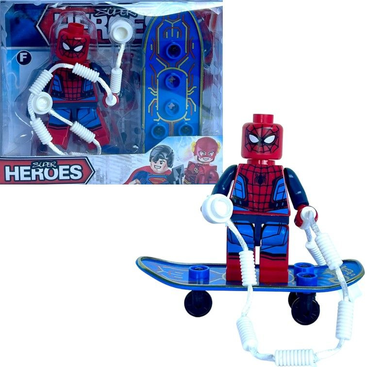 2017-42F Конструктор minifigures Super Heroes Spider-Man, фигурка Человек-паук 8 см.  #1