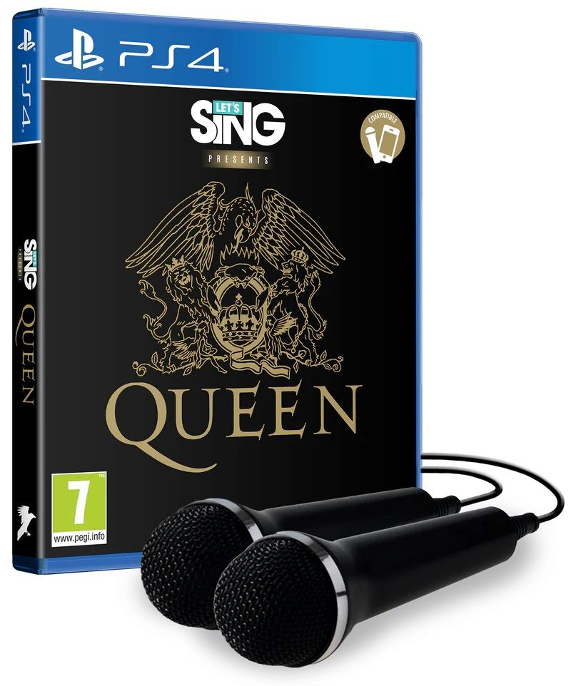 Игра Let's Sing: Queen - Double Mic Bundle (Игра + 2 Микрофона) (PlayStation 4, Английская версия)  #1