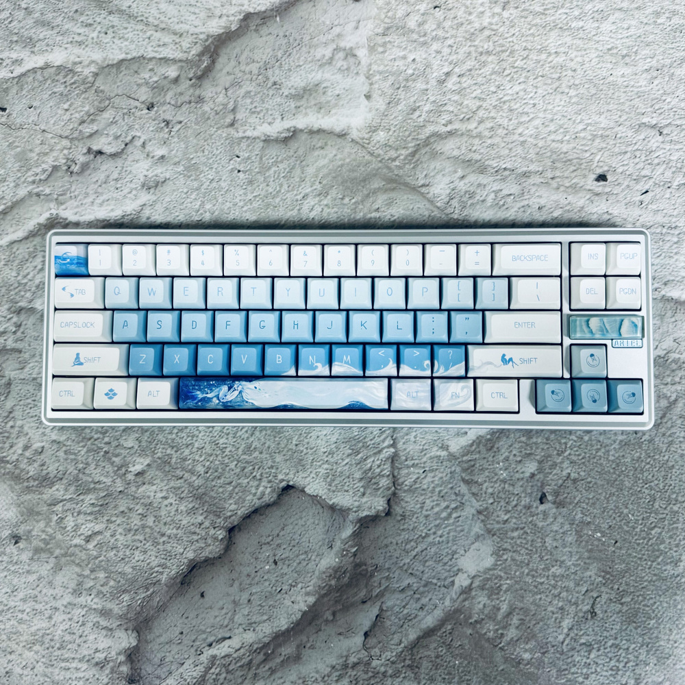 Клавиатура Varmilo VTP 68 Sword68 Ariel Varmilo Daisy L switch American English RGB Backlit Mechanical #1