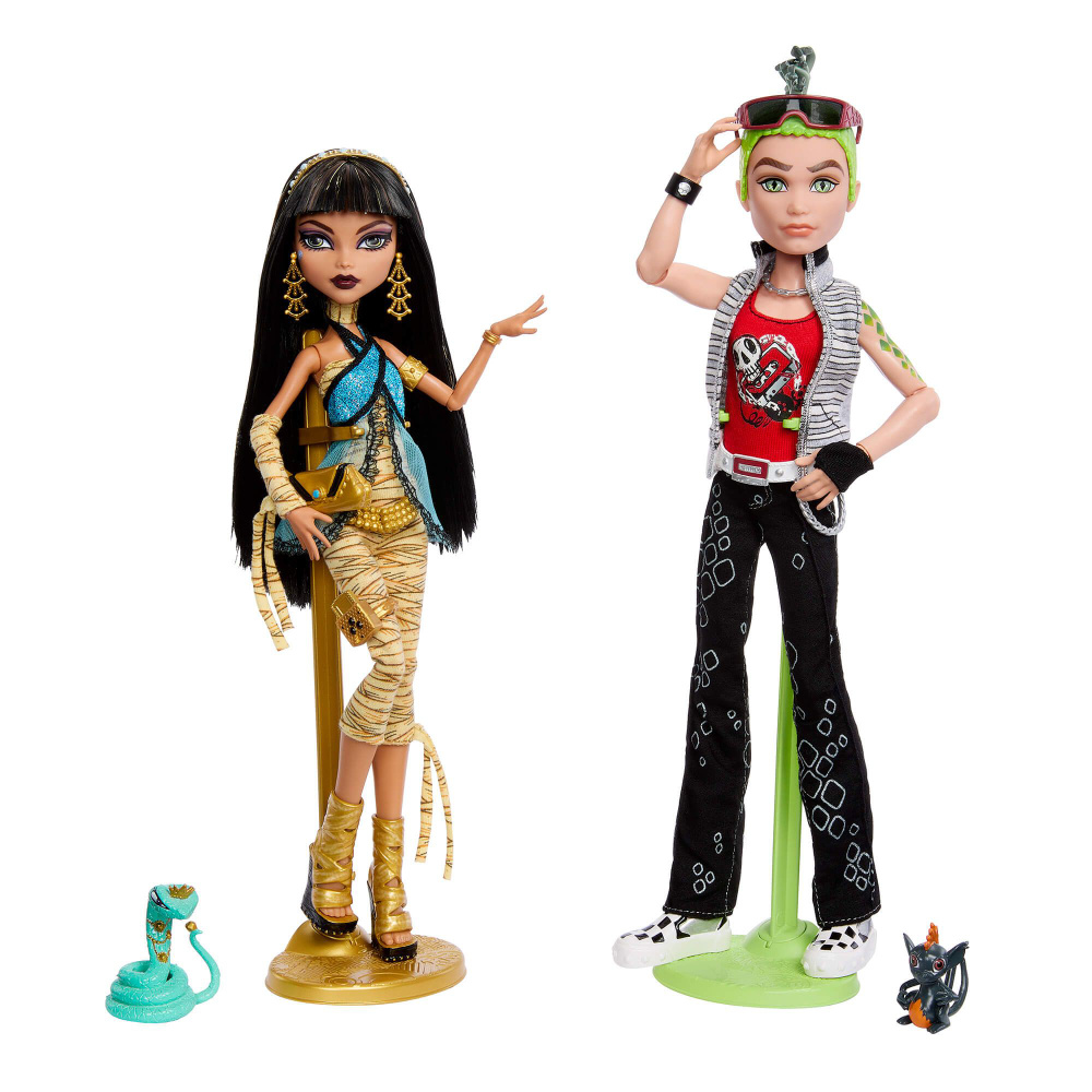 Набор кукол Monster High Boo-riginal Creeproduction G1 Cleo De Nile and Deuce Gorgon (Монстр Хай Клео #1